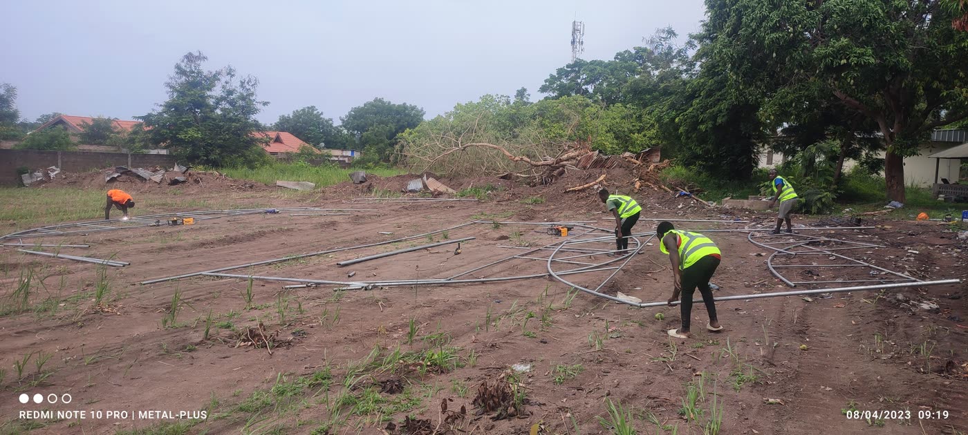 Serres installées à Tanda (Amavi) par Serre Ivoire